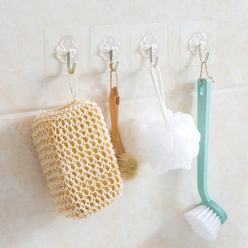 Combo 10 Chiếc Móc Dán Tường Siêu Dính Siêu Chắc Chắn