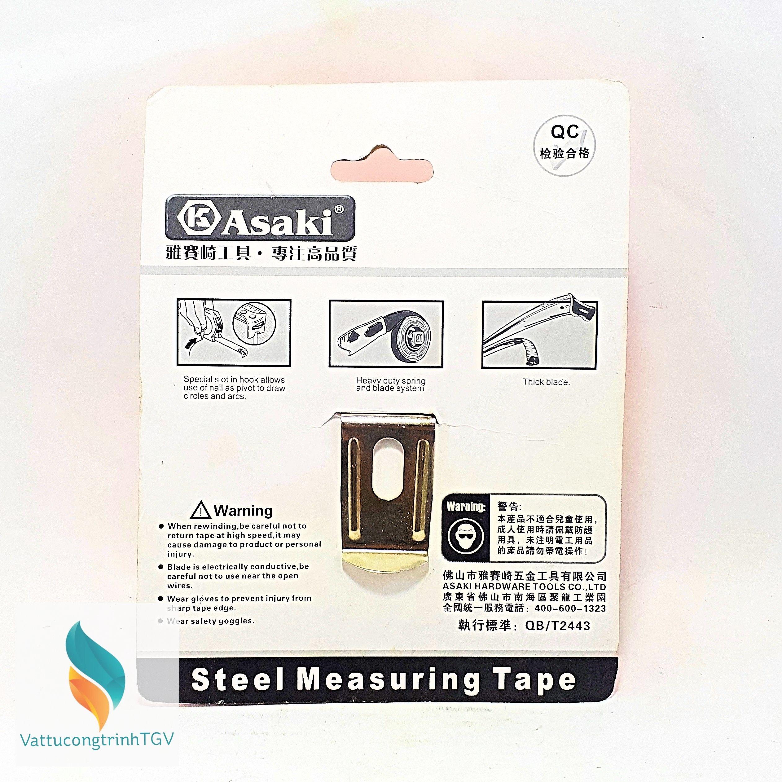 Thước dây ASAKI 10m