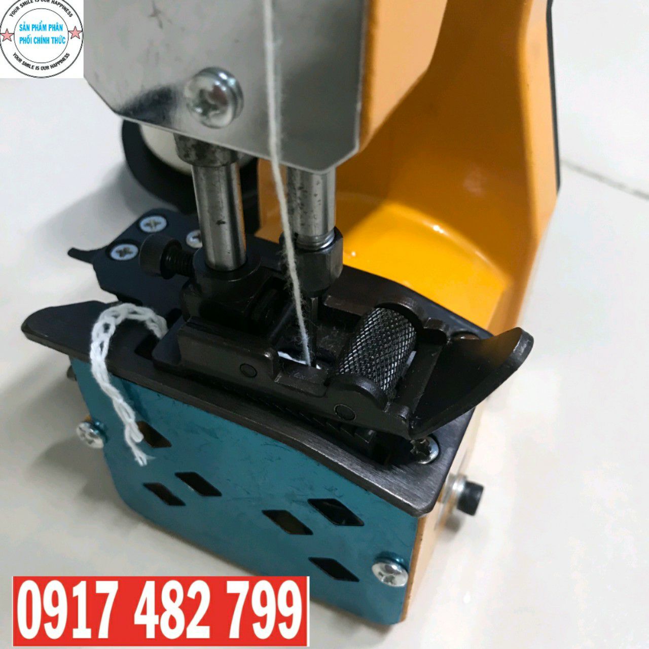 [HCM]MÁY MAY BAO BÌ CẦM TAY MINI GK9-500 CÓ BÌNH DẦU