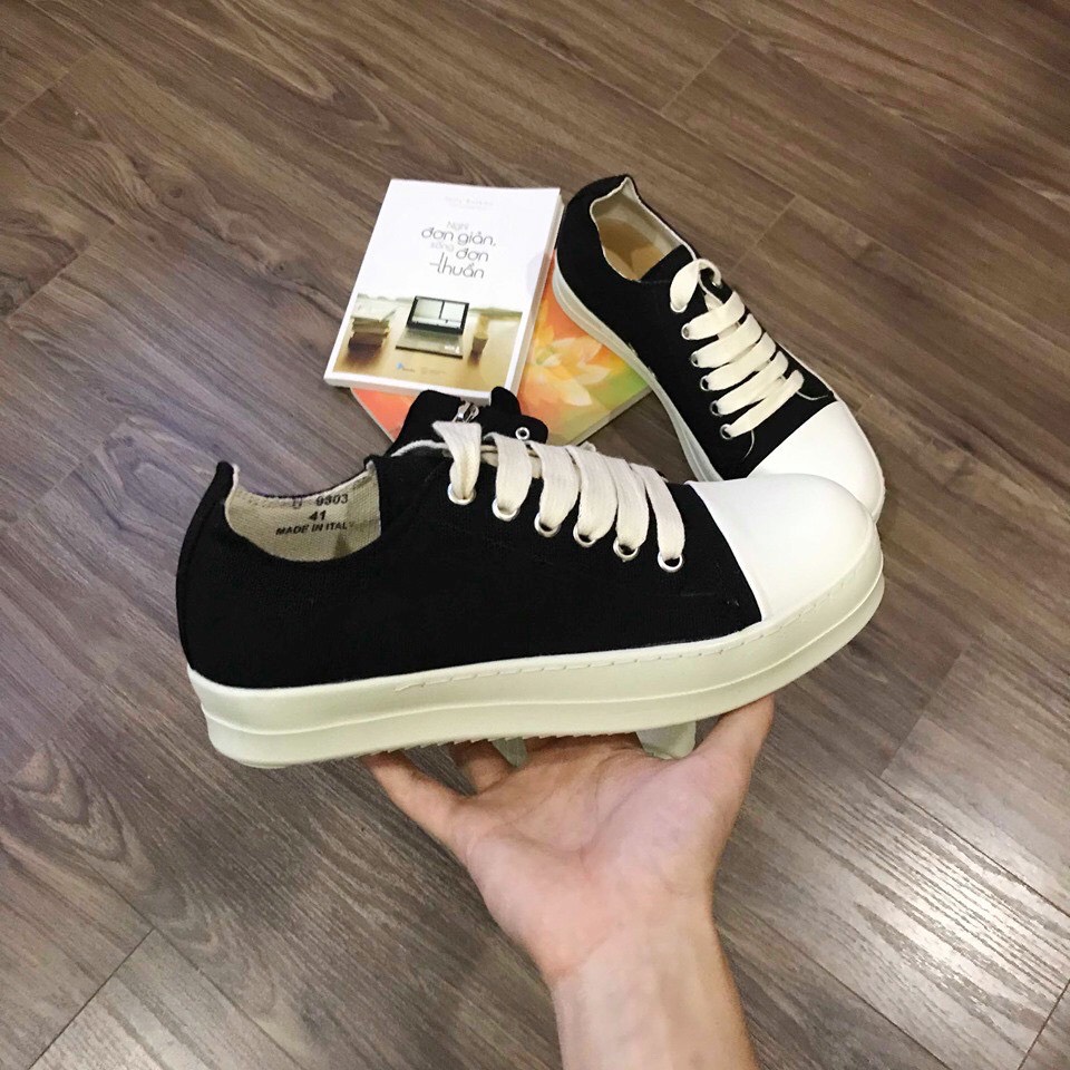 GIÀY Sneakers Nam Nữ RICK OWEN Đế Thơm Vani.
