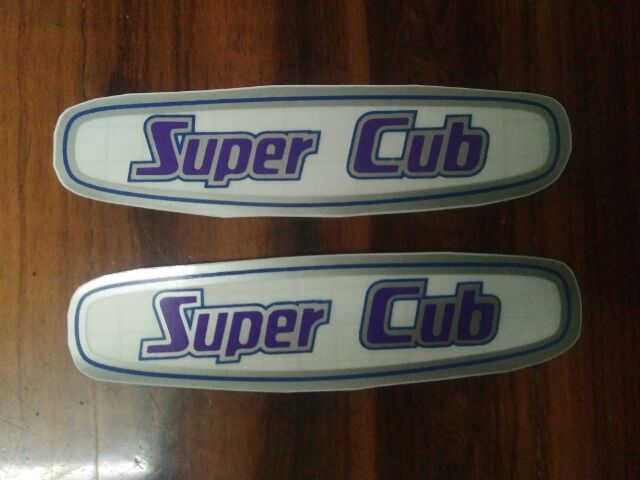 Bộ tem dán bình xăng Cub 79 hàng nhập Thái Lan