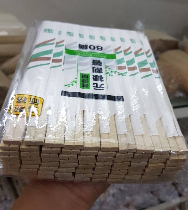 Đũa gỗ dùng 1 lần xuất Nhật 100 đôi 1 gói