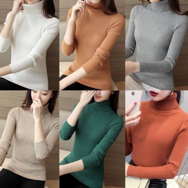 Áo len tăm cổ lọ dòng cao cấp