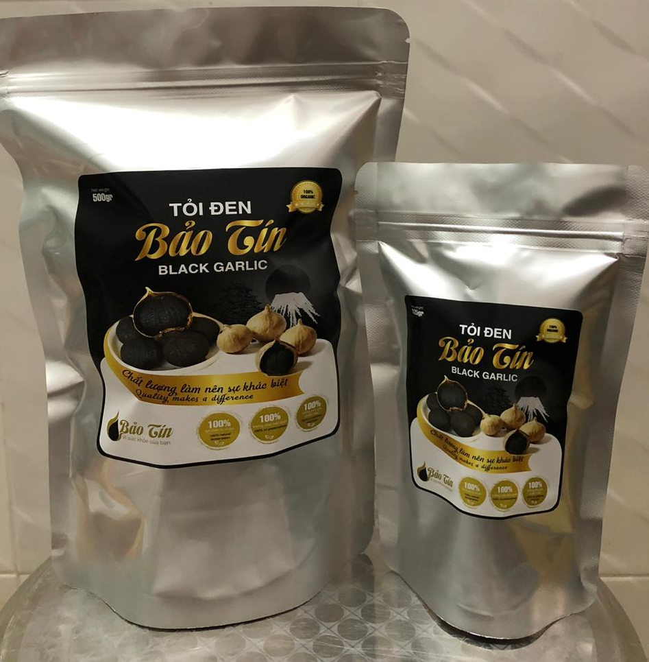 [HCM]Tỏi đen cô đơn Bảo Tín - Hộp 500GR - Lên Men công nghệ Nhật Bản 60 ngày - Tăng cường sức đề kháng - Tốt cho sức khỏe