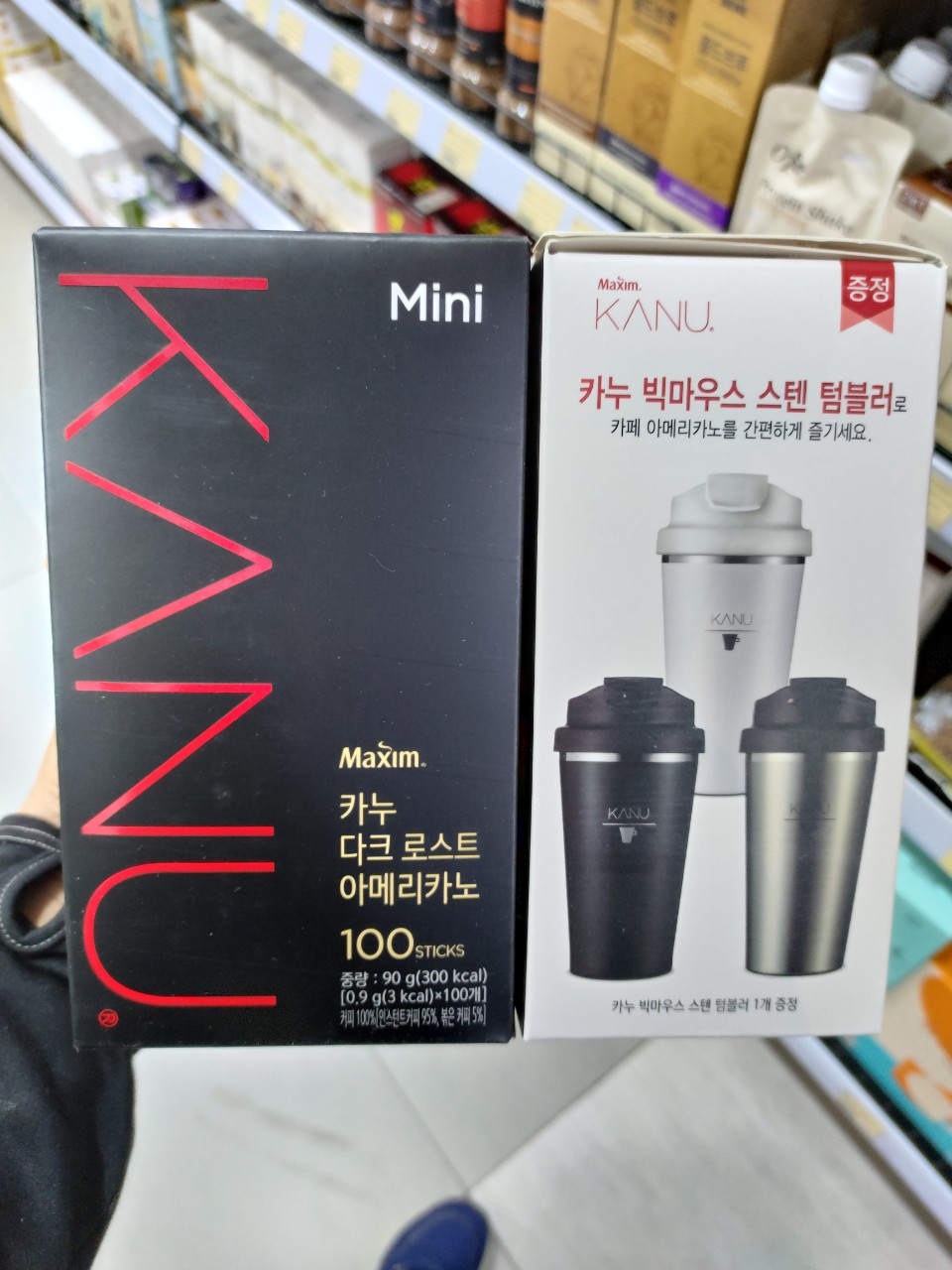Cà phê kanu dark roast, mild roast 100 gói - 카누 커피