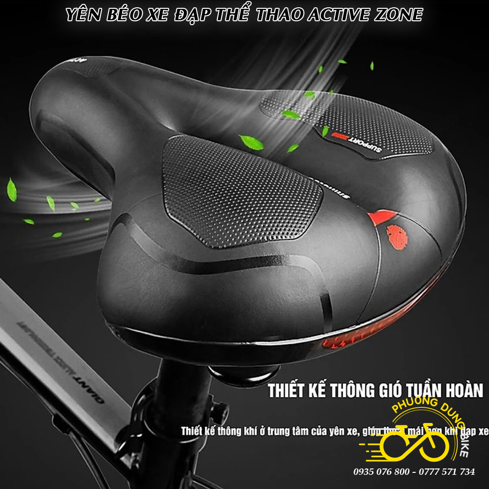 Yên béo xe đạp thể thao ACTIVE ZONE (Yên mềm)