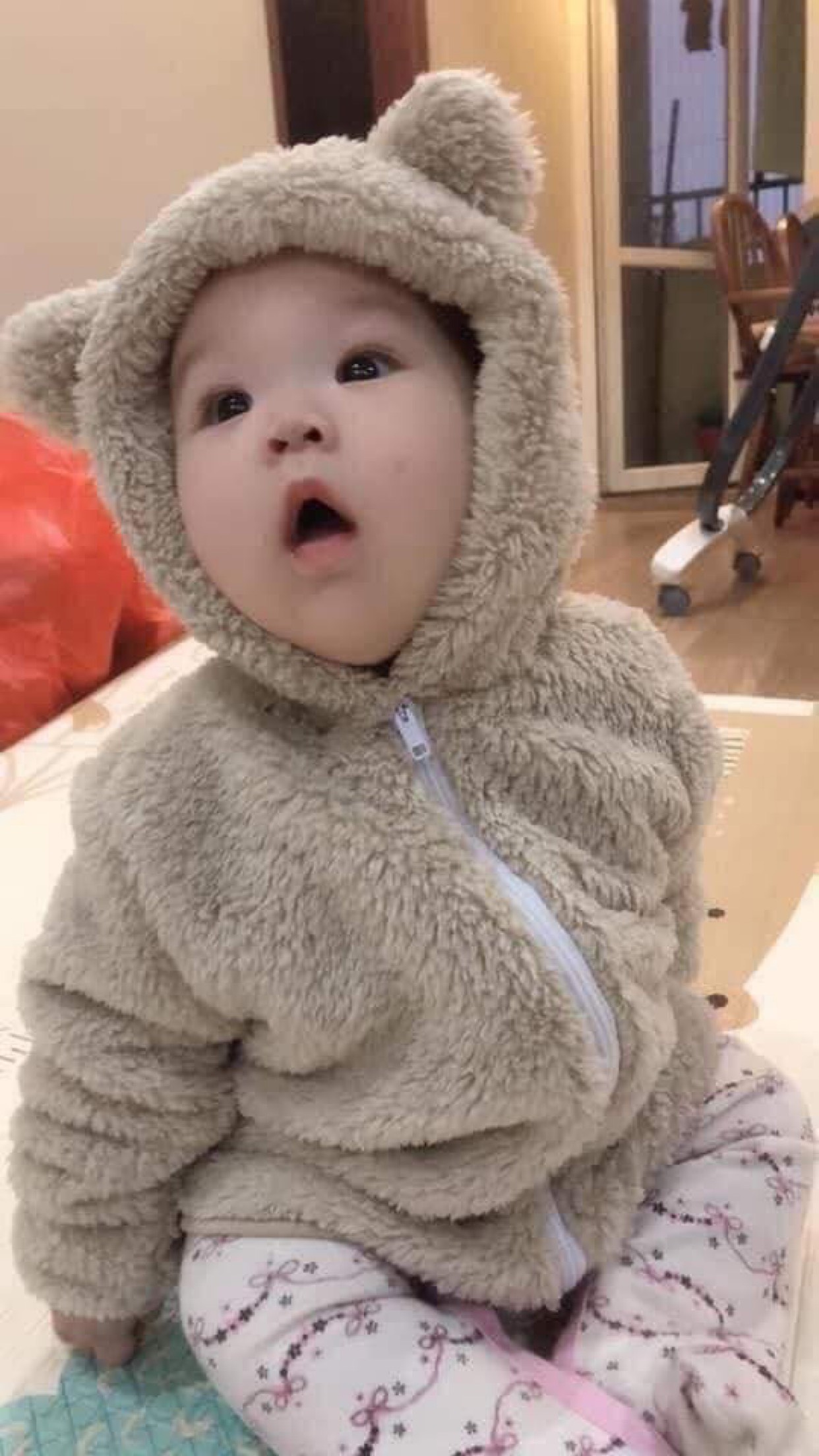 ÁO LÔNG TAI THỎ TRẺ EM