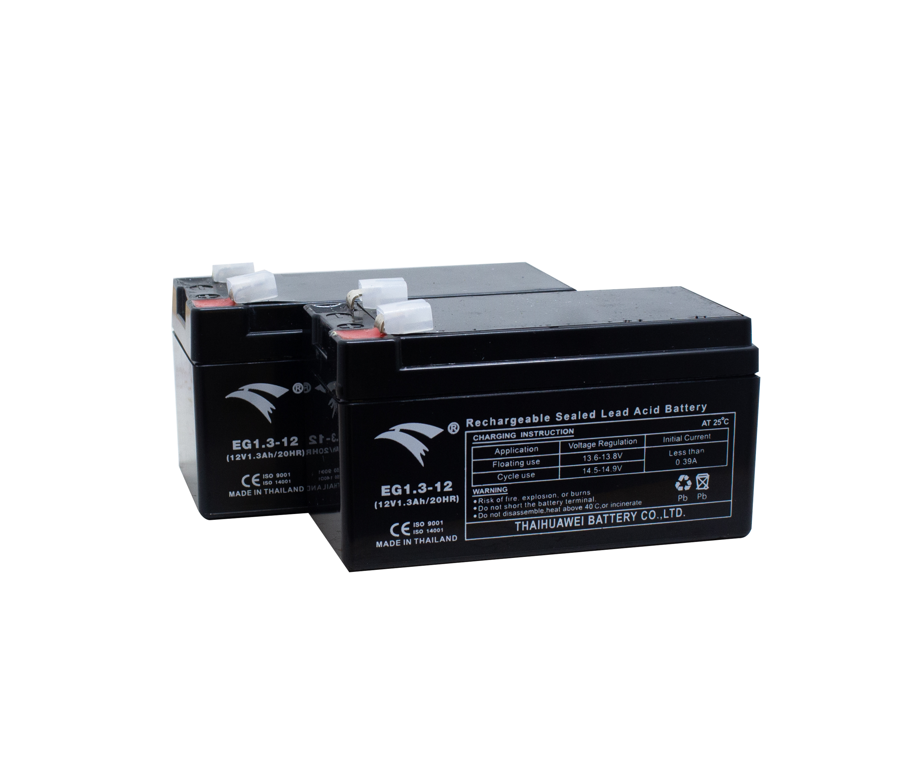 [HCM]Bình ắc quy UPS siêu nhỏ EAGLE 12V - 1.3Ah (EG1.3-12)