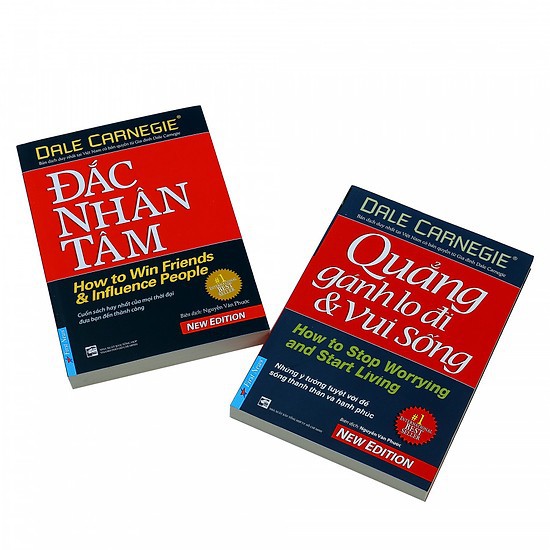 Sách - Combo 2 Cuốn Đắc Nhân Tâm + Quẳng Gánh Lo Đi & Vui Sống - First News