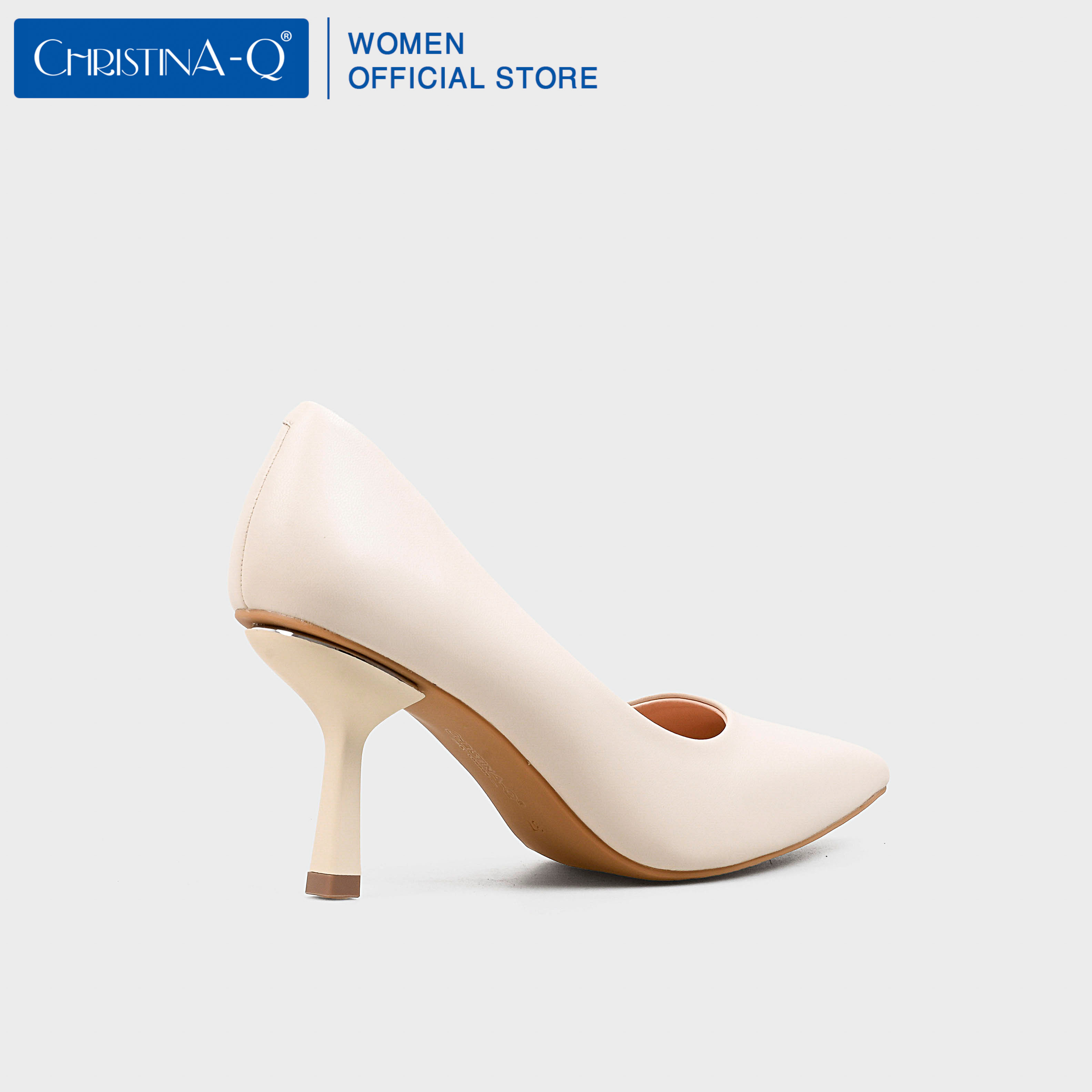 Giày nữ cao gót bít mũi nhọn CHRISTINA-Q GBN348