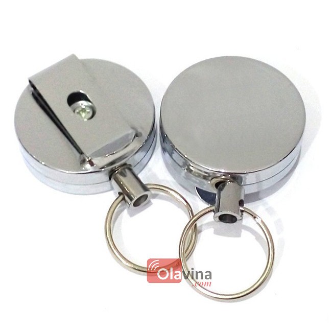 Móc khóa dây rút kim loại