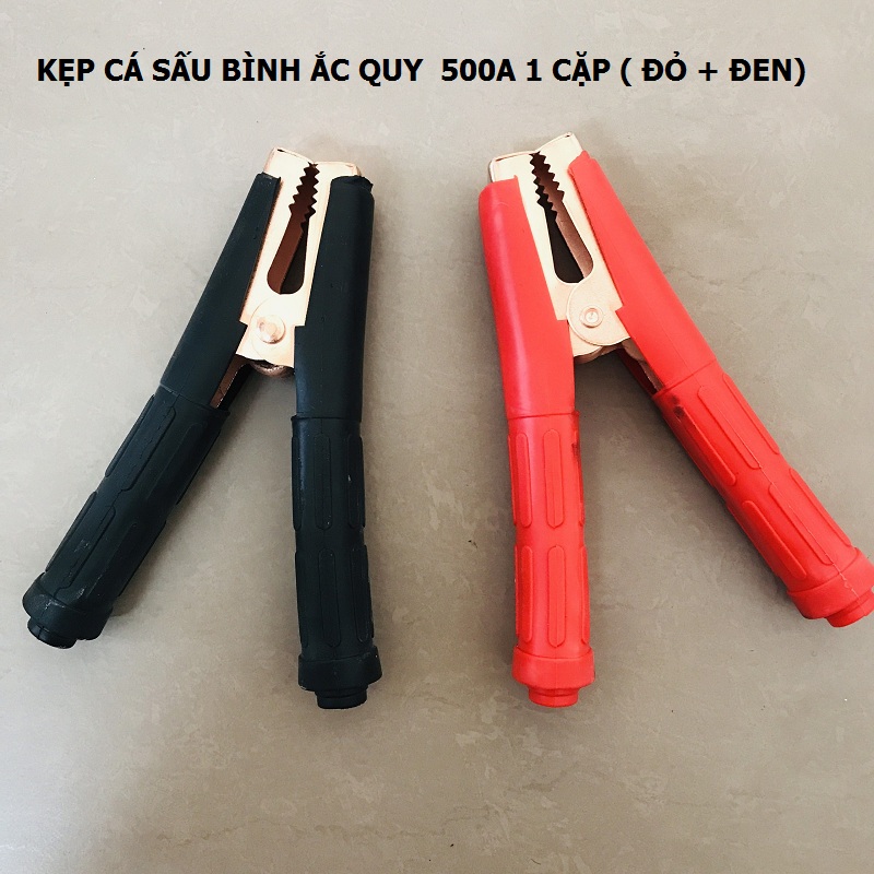 Kẹp ắc quy (acquy) 500a (Kẹp Đồng) 2 kẹp