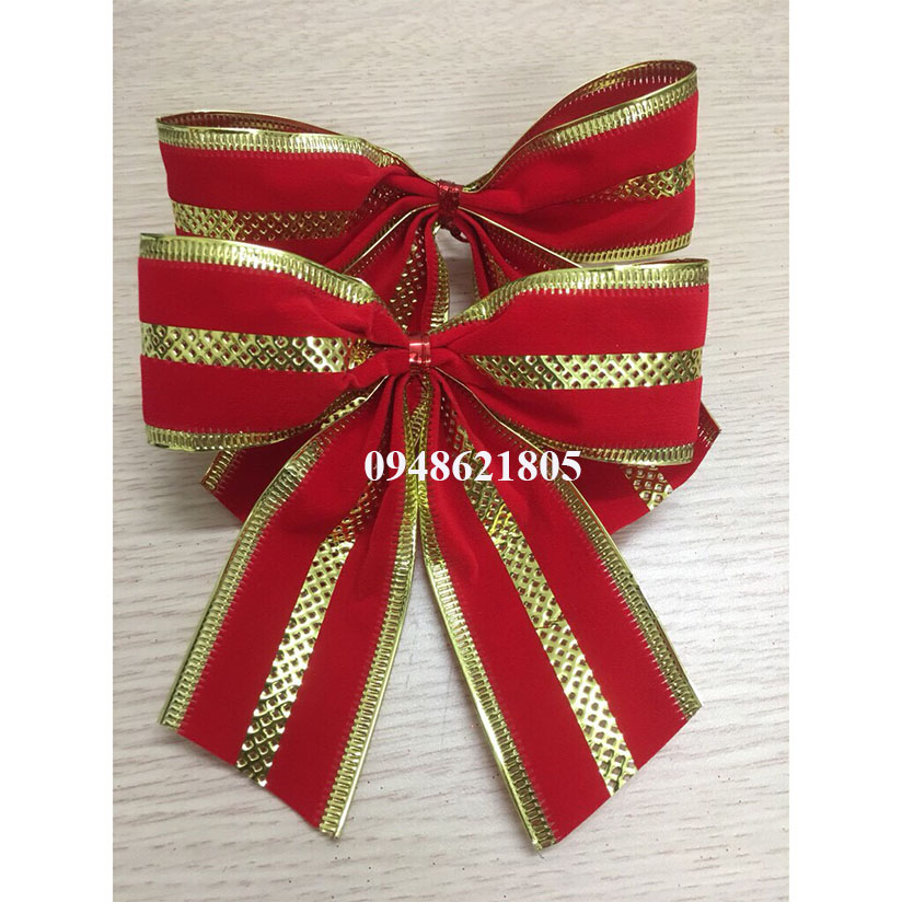SET 3 NƠ TRANG TRÍ CÂY THÔNG NOEL, GIÁNG SINH
