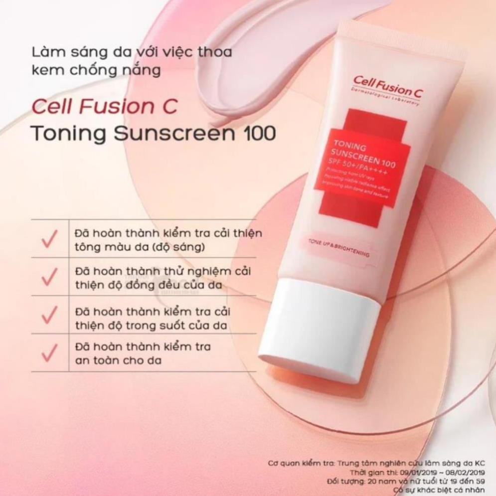 Kem chống nắng Cell Fusion C Toning Suncreen 50ml