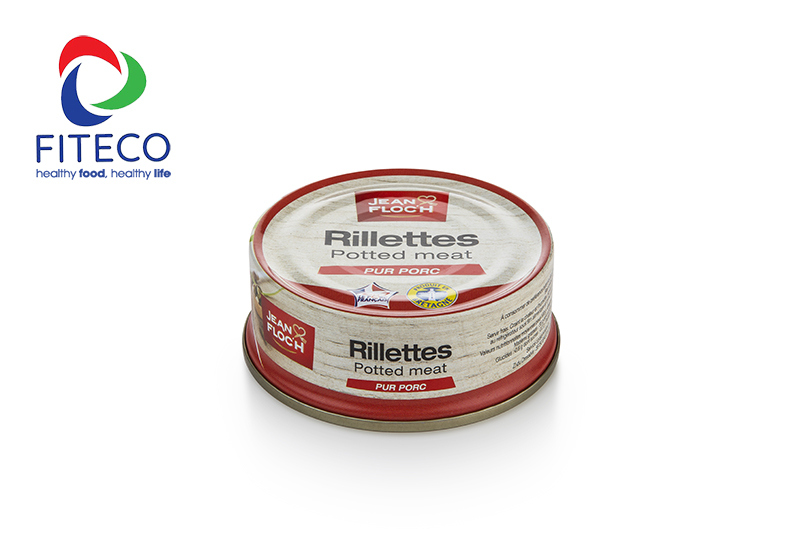 Pate de Rillettes 125g ( Patê thịt heo ) - Pháp