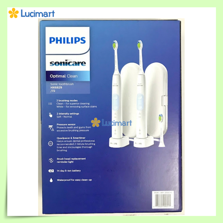 Bàn chải điện Philips Sonicare Optimal Clean [Hàng Mỹ]