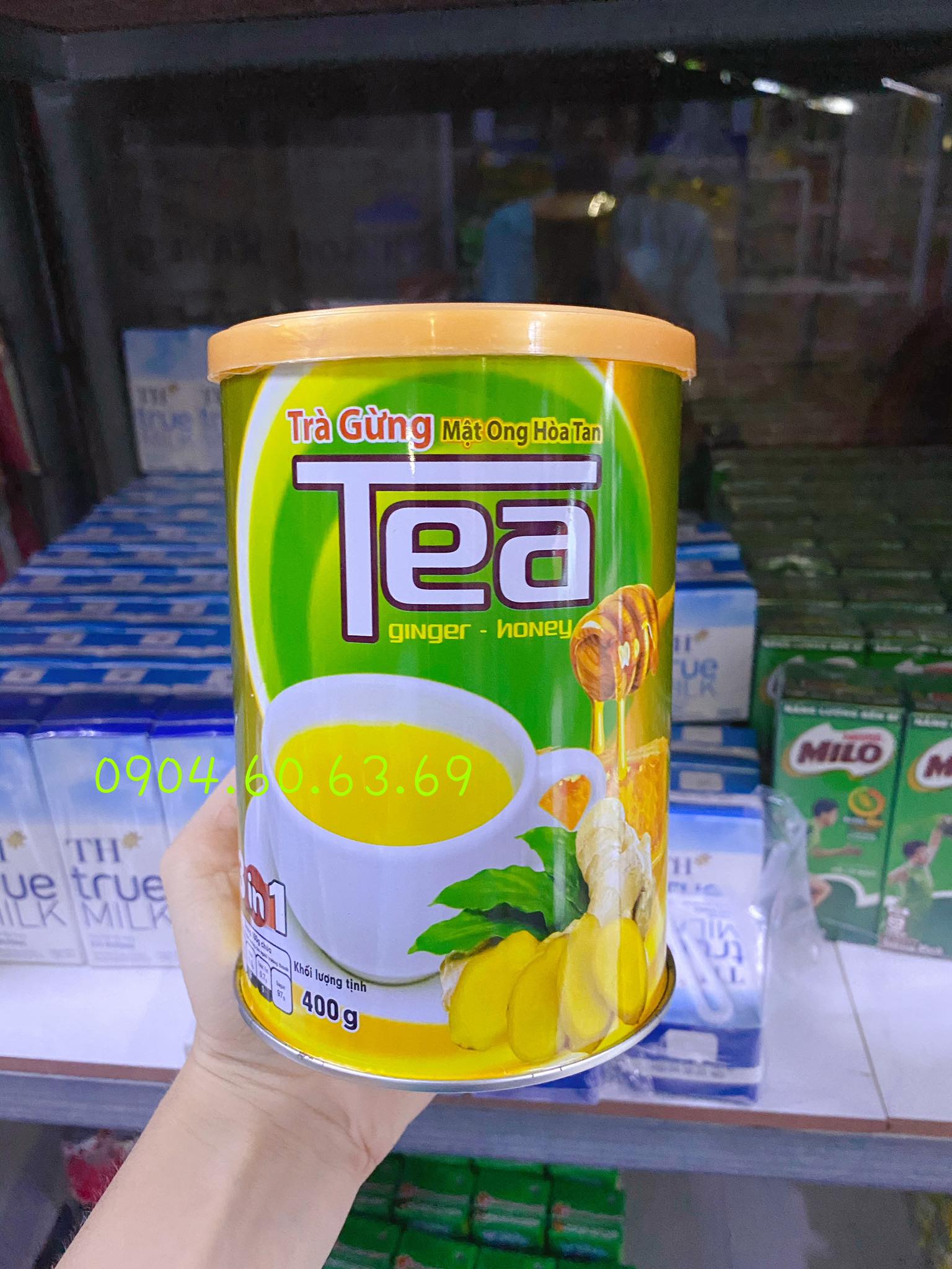 Trà Gừng Mật Ong Hoà Tan THANH BÌNH 400g
