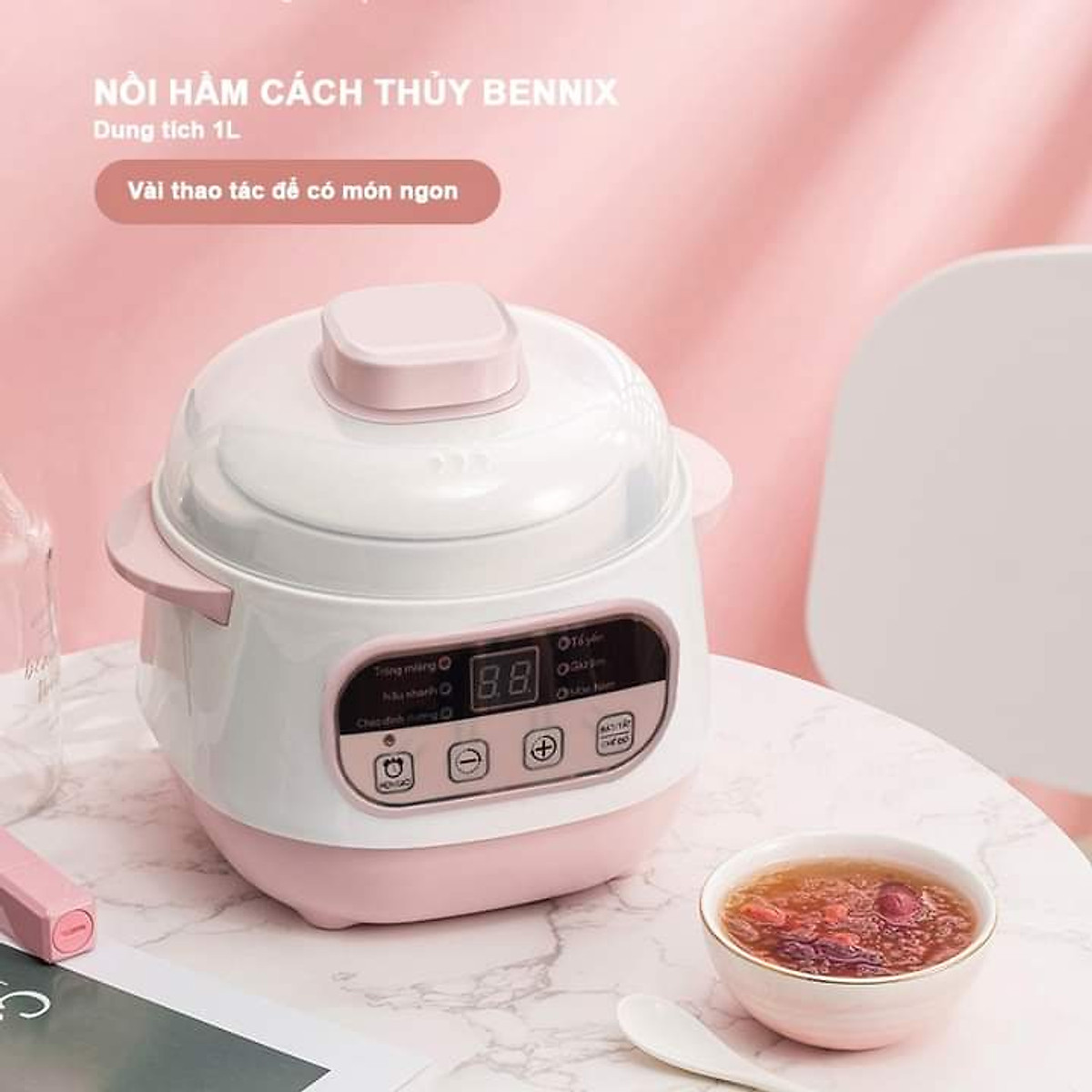 Nồi náu chậm cách thủy Bennix BN-100A
