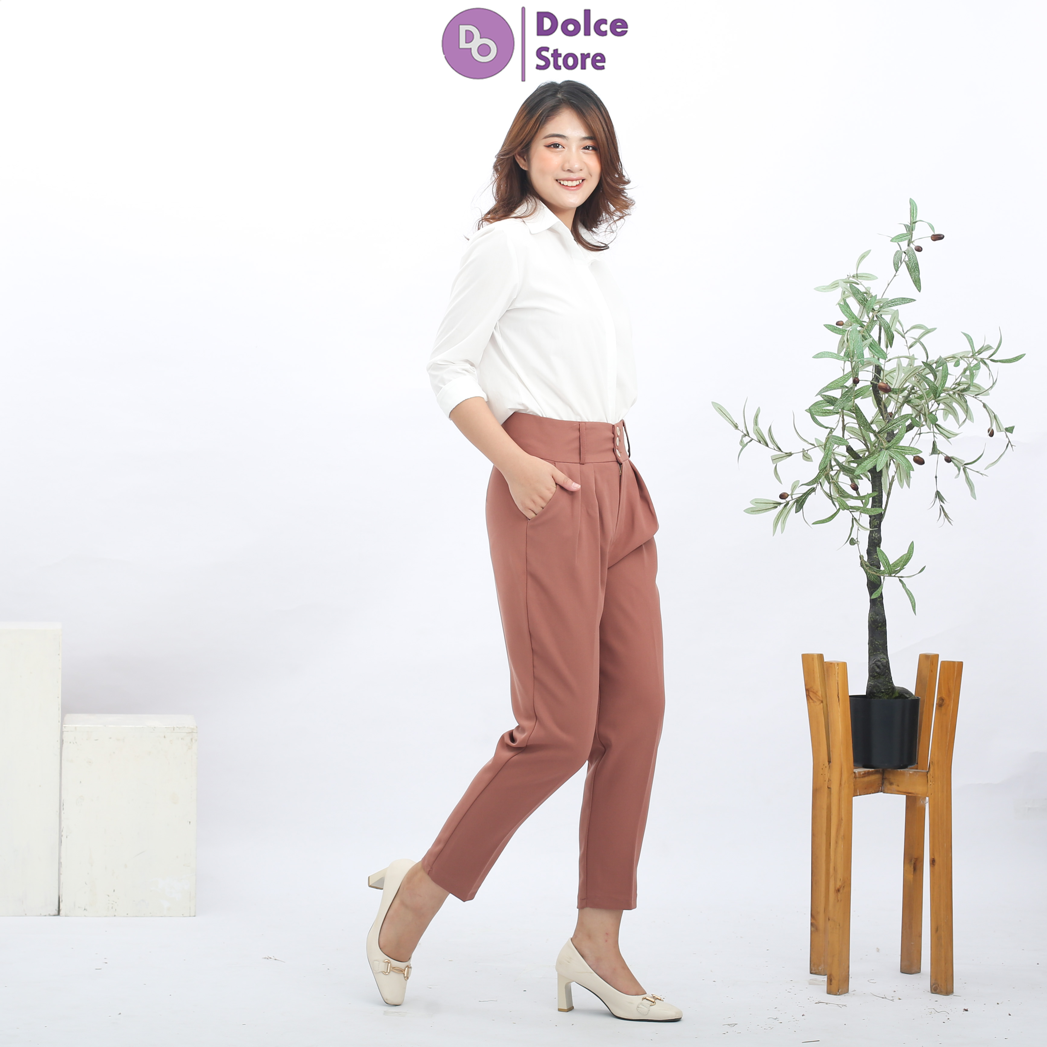 Áo sơ mi nữ công sở tay dài - Dolce
