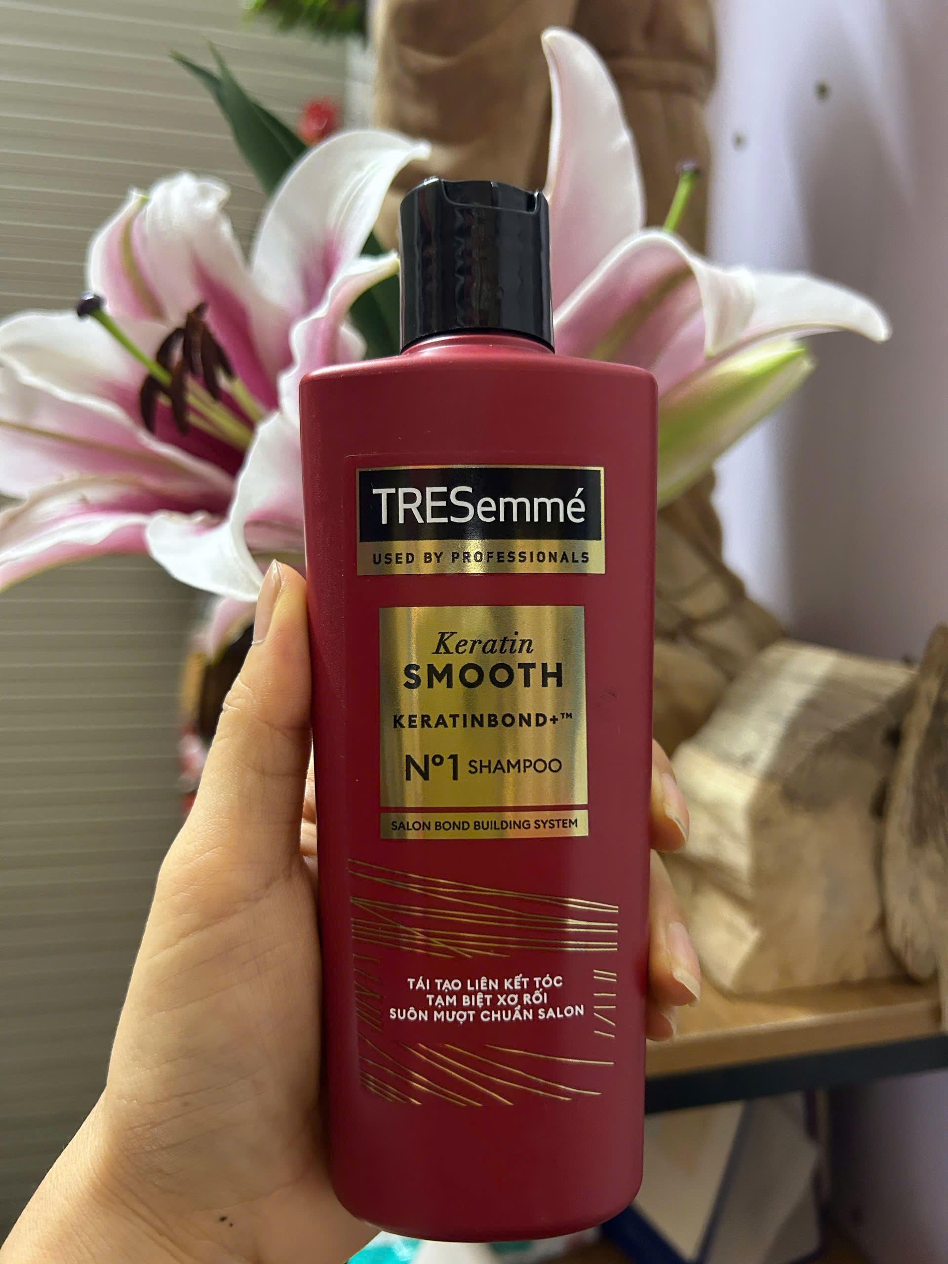 Dầu Gội Và Xả Tresemmé Keratin Smooth 140gr