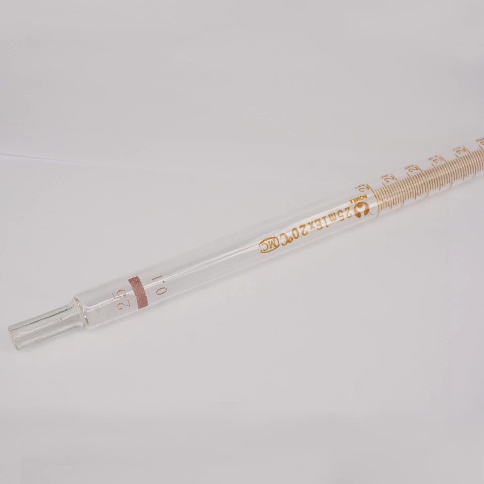 Pipet thủy tinh thẳng 25ml dài 30cm