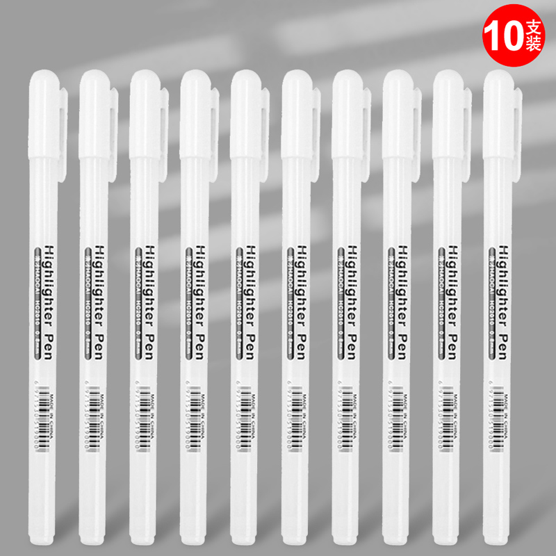 Bút gel mực trắng maoke decorme chất liệu siêu bền đẹp cam kết hàng giống hình ảnh màu sắc thực giống hình ảnh 95-100%