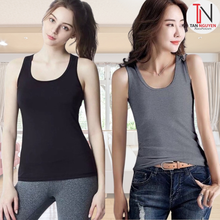 Áo ba lỗ nữ TN Styking Chất Thun Cotton Co Giản mền mịn