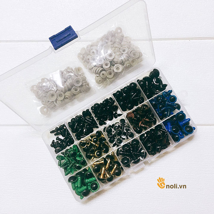 Colorful Safe Animal Eye Box - 264 pcs