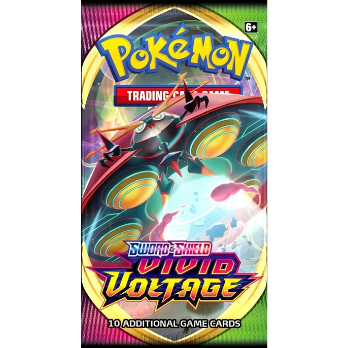 Gói bài Pokemon TCG - Sword & Shield Vivid Voltage (1 gói)