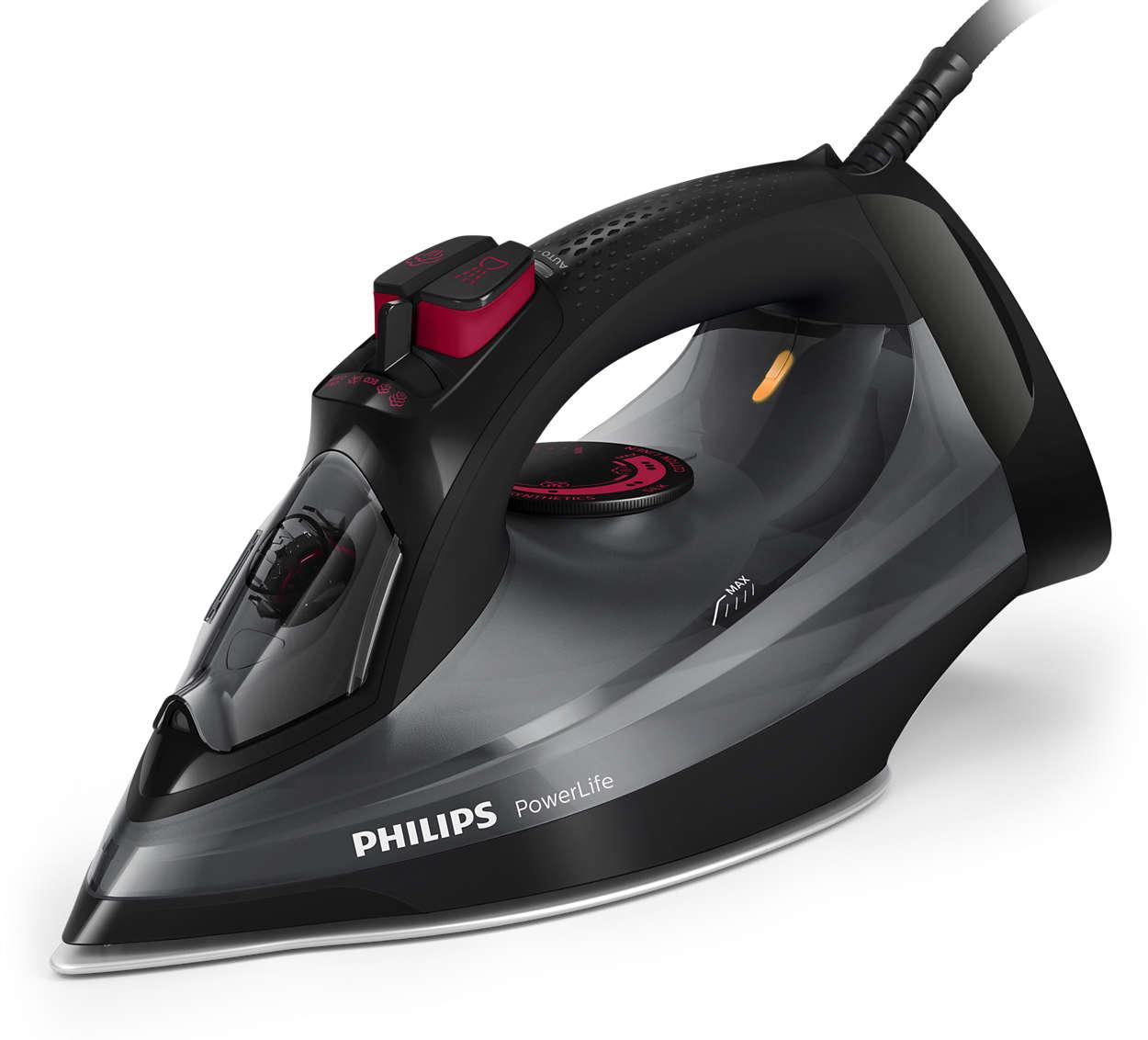 Bàn ủi hơi nước Philips GC2998 (Đen xám) - Hàng nhập khẩu