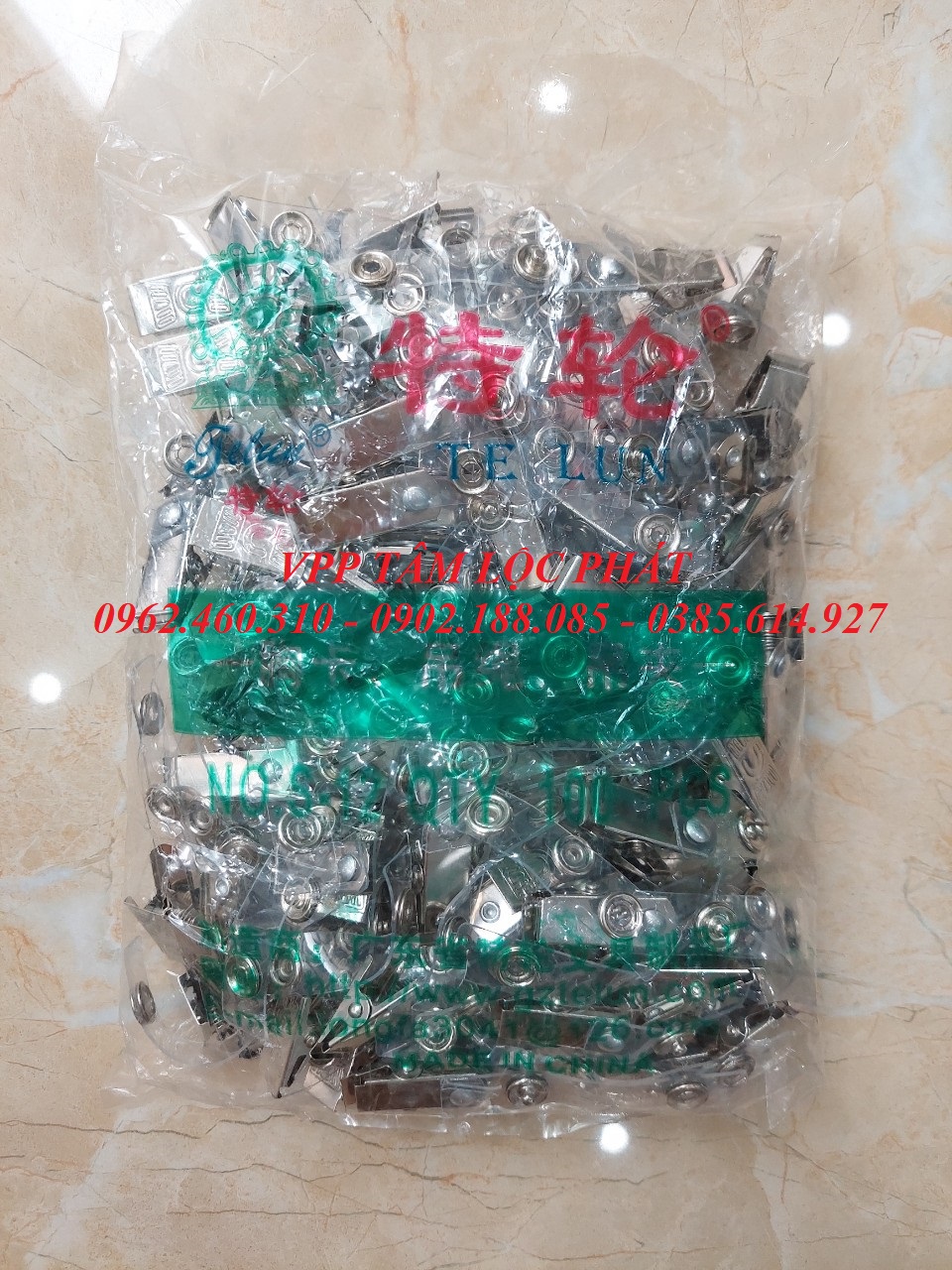 SỈ 100 Chiếc KẸP THẺ SẮT (LOẠI 1) - kẹp đeo thẻ