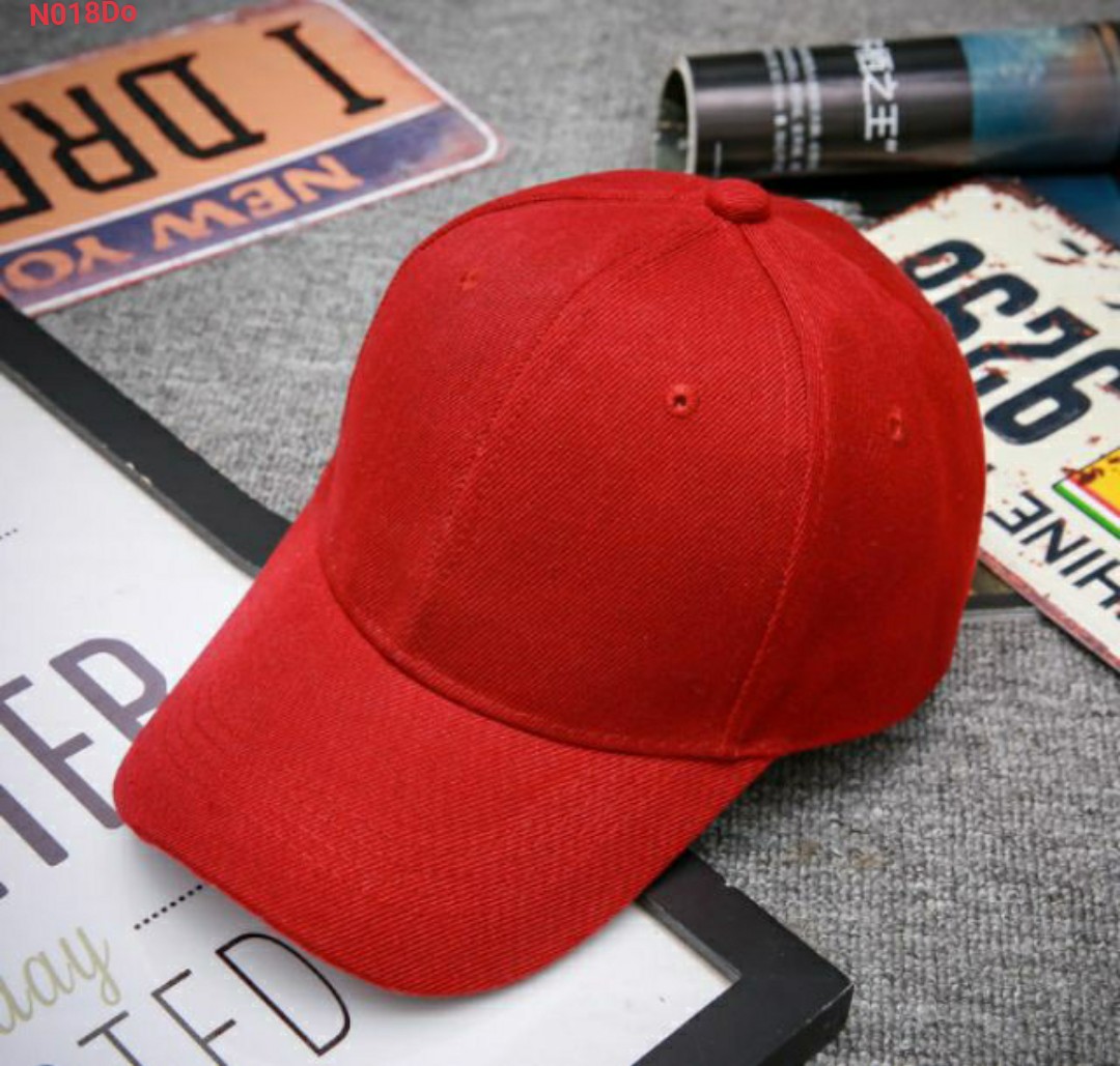 [ NÓN / MŨ ] Nón Kết Trơn Nam Nữ Chất Kaki Có Dây Điều Chỉnh Kích Cỡ Kiểu Dáng Năng Động Trẻ Trung - Trùm Túi A1