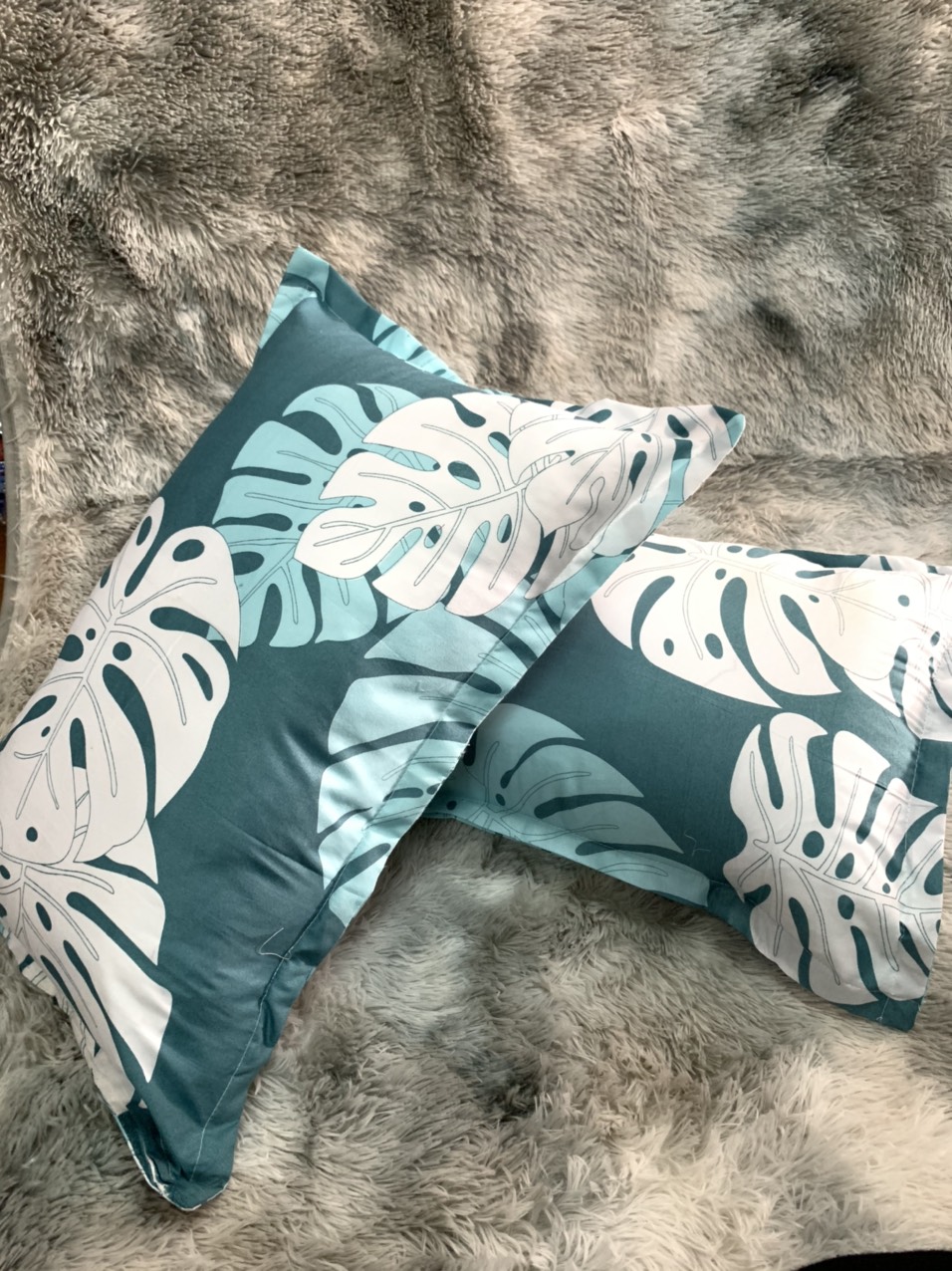 Combo 2 Vỏ gối nằm,áo gối nằm cotton poly-M411