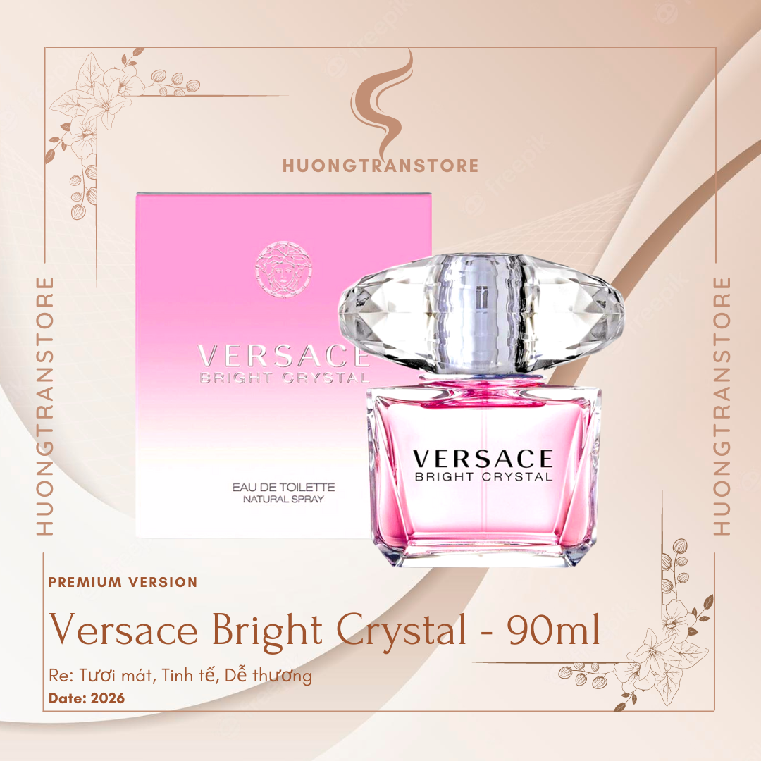 Nước Hoa Nữ Versace Bright Crystal Diamond 90ml [Phân Loại 1] Đẳng Cấp