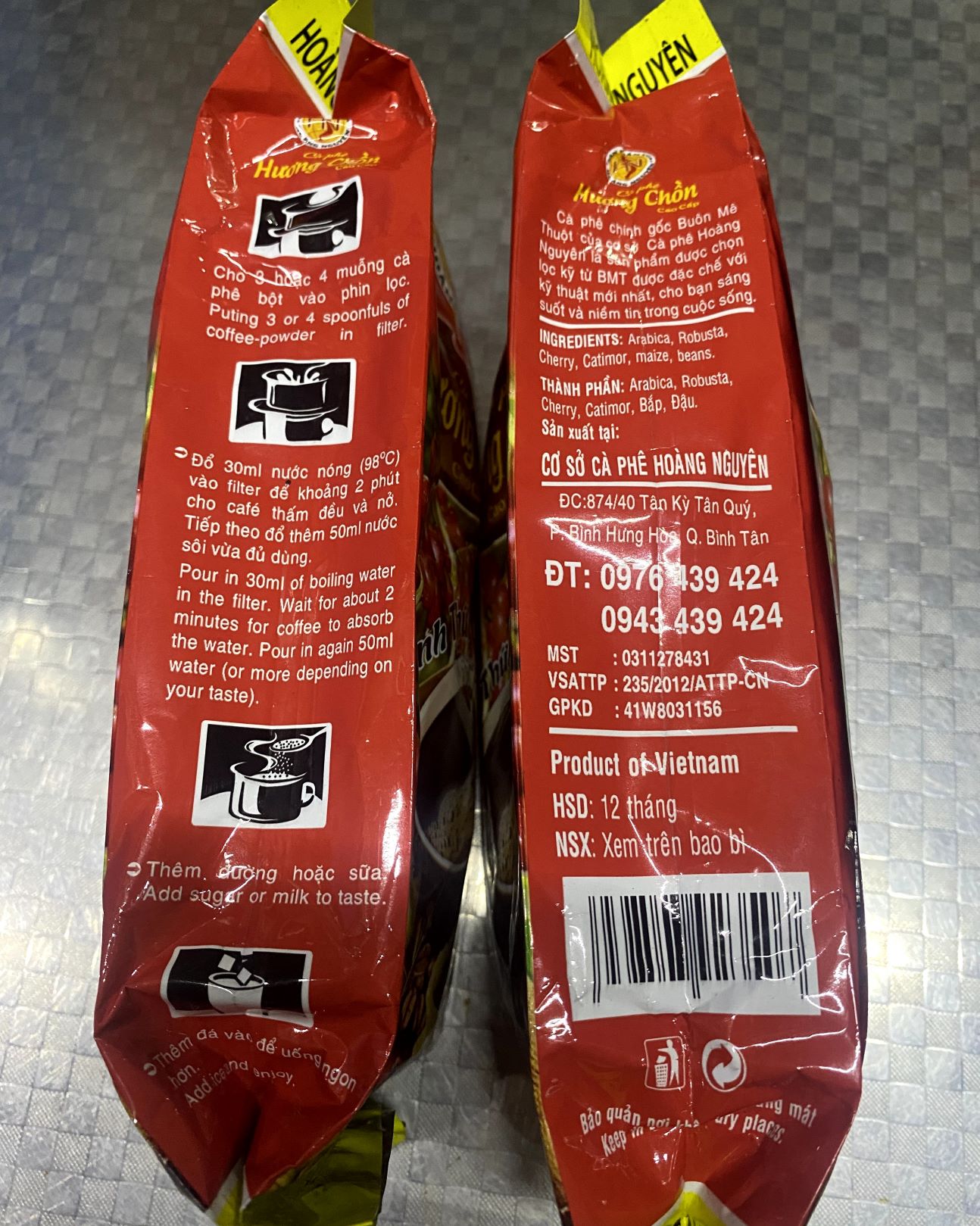 Cà Phê Hương Chồn HOÀNG NGUYÊN 500g