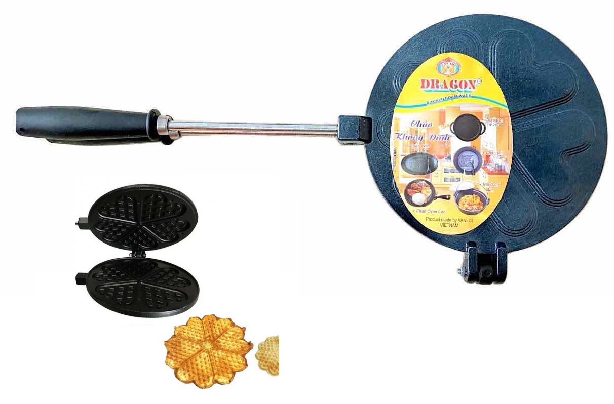 Khuôn Làm Bánh Kẹp Tàn Ong Chống Dính Lớn Dragon Cao cấp