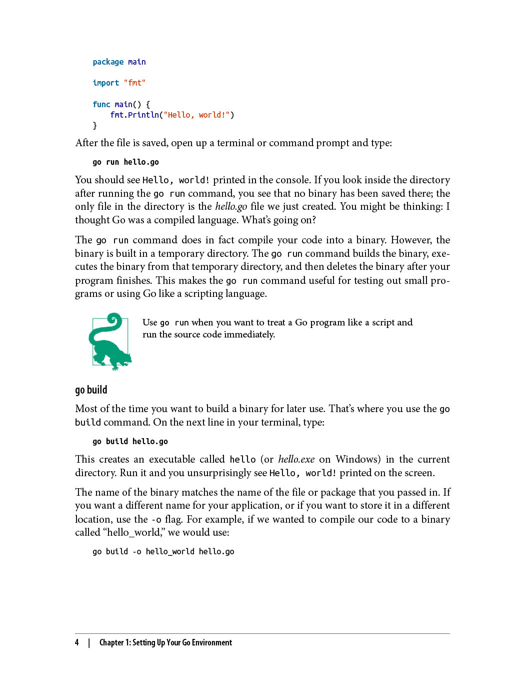 Learning Go