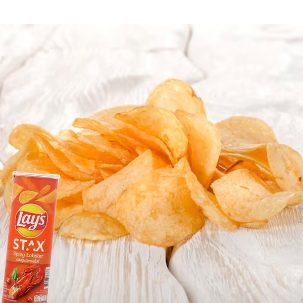 Snack Khoai Tây Lay's STAX lon 105g nhiều vị