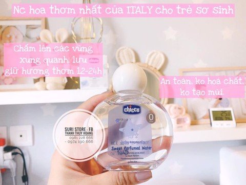 Nước hoa Chicco hương tự nhiên 0M+