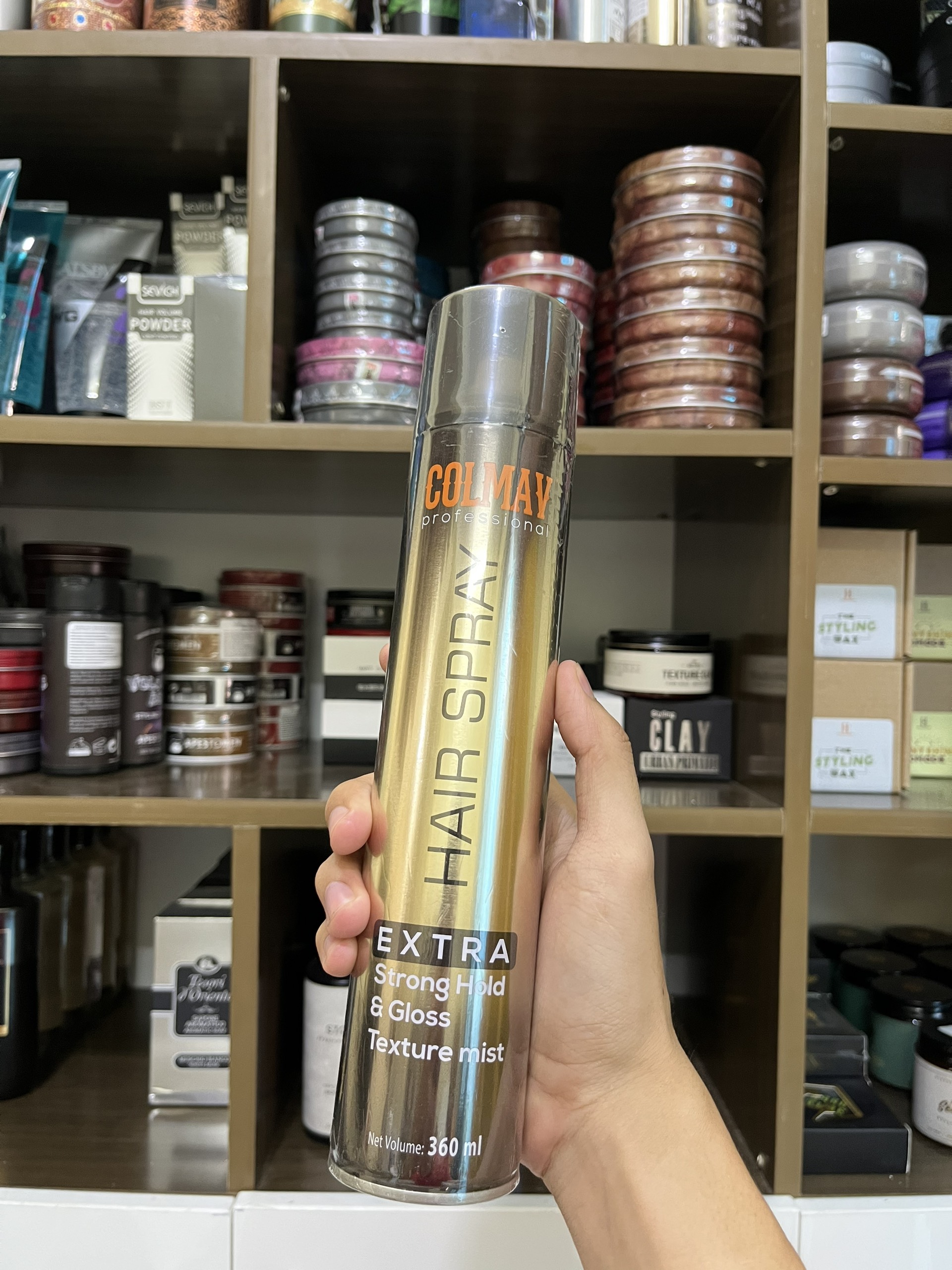 [Chính Hãng 100%]Gôm Xịt Tóc Colmav Hair Spray Extra Strong Hold 360ml