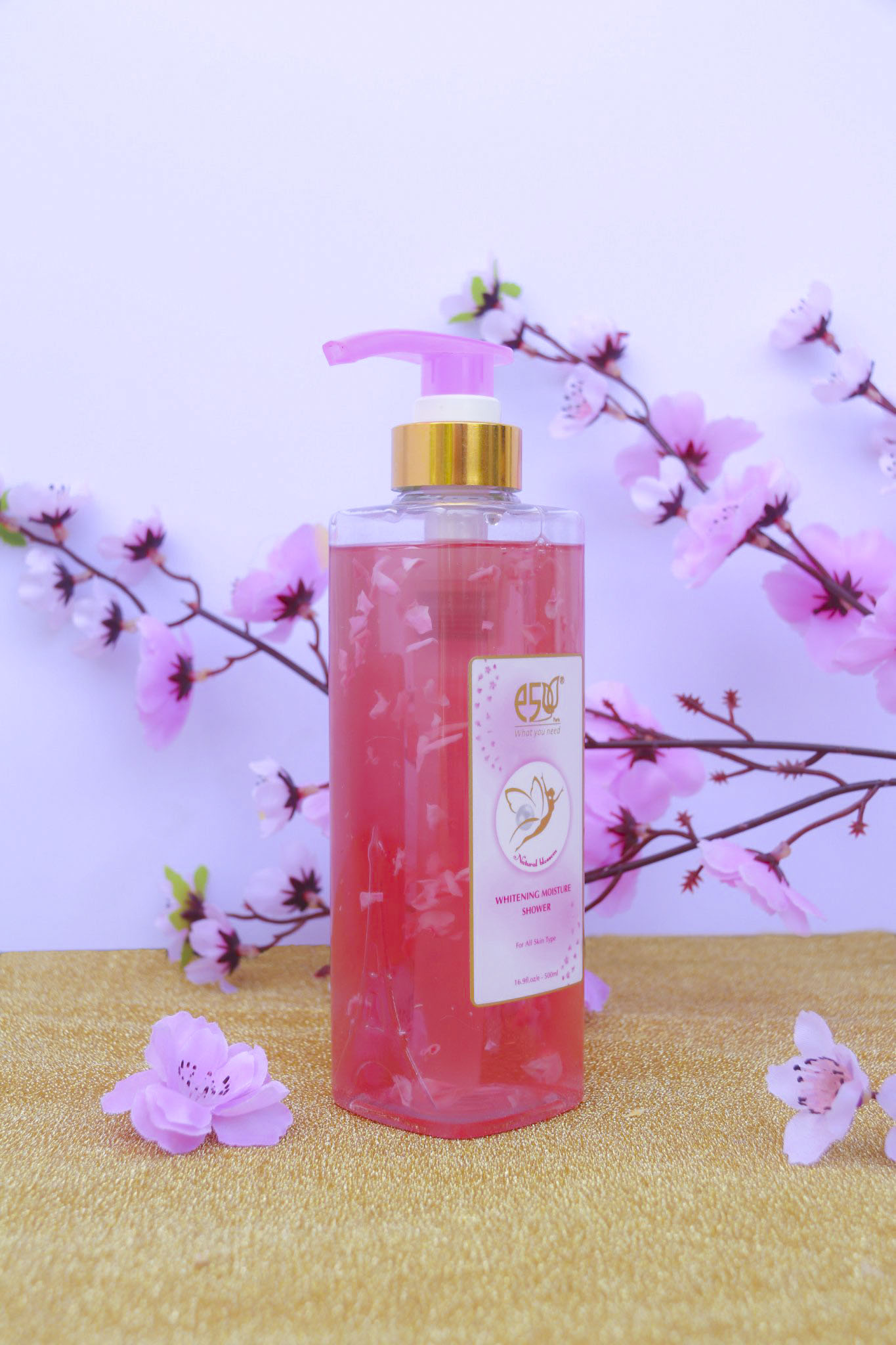 Sữa Tắm Trắng Da Giữ Ẩm E5 (Sữa Tắm Cánh Hoa)