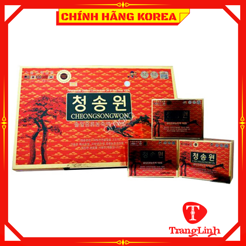 Cheongsongwon premium red pine oil 180 tablets red box-blood fat loss, cardiac blood pressure, tumor-tranglinh