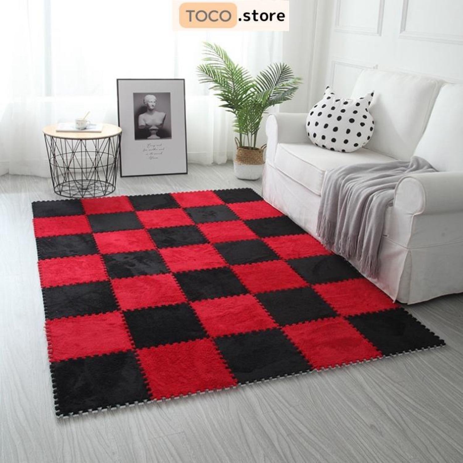 Thảm Xốp ɡhép Lông TOCO 30x30cm