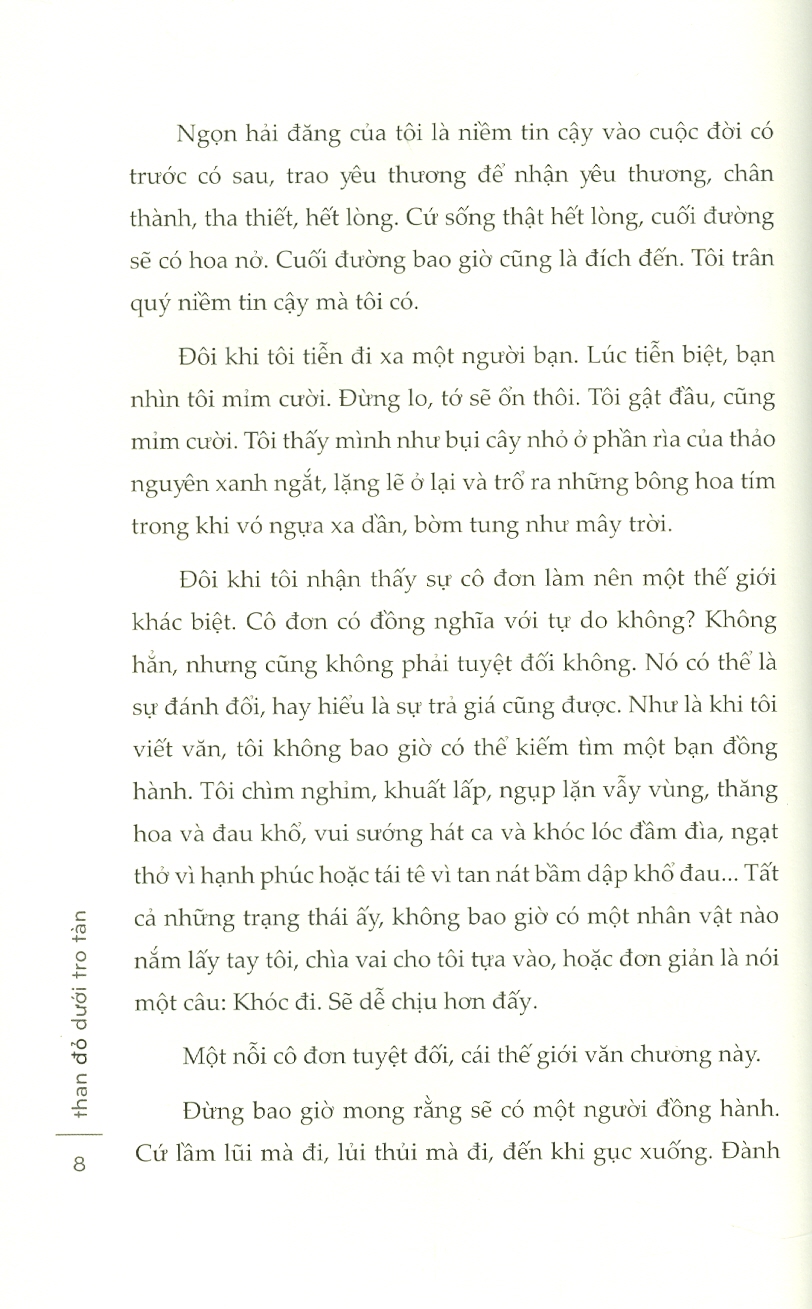 Than Đỏ Dưới Tro Tàn (Tản Văn)