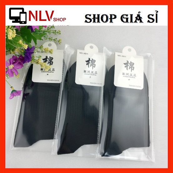 Vớ đen nam mang giầy - tất dài thể thao