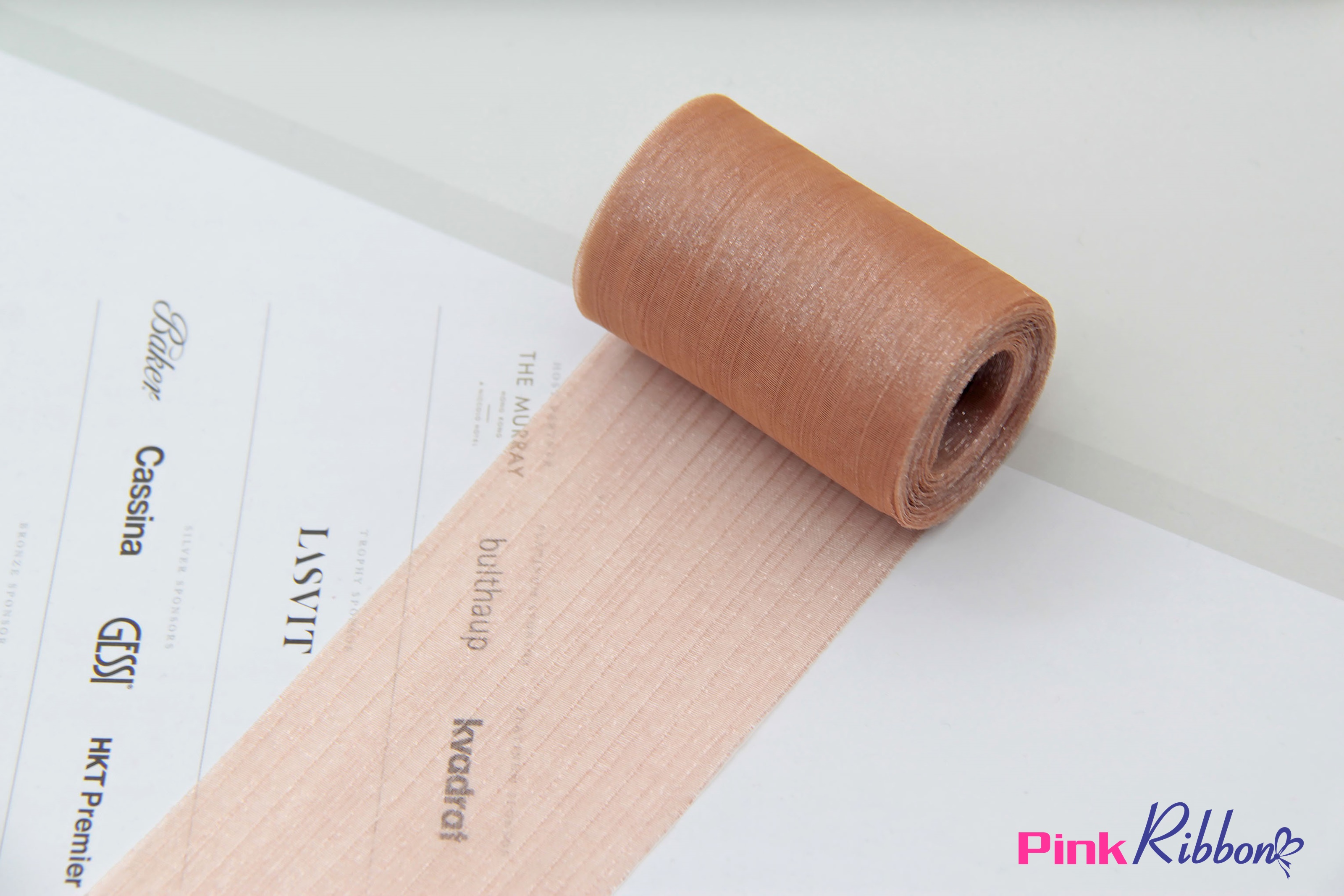 Cuộn 3 mét - ruy băng voan tơ nhũ mềm 6cm