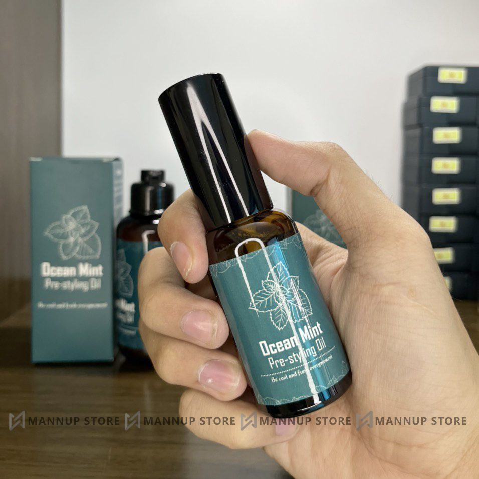 Xịt tạo phồng tóc ocean mint pre styling oil 100ml / 30ml