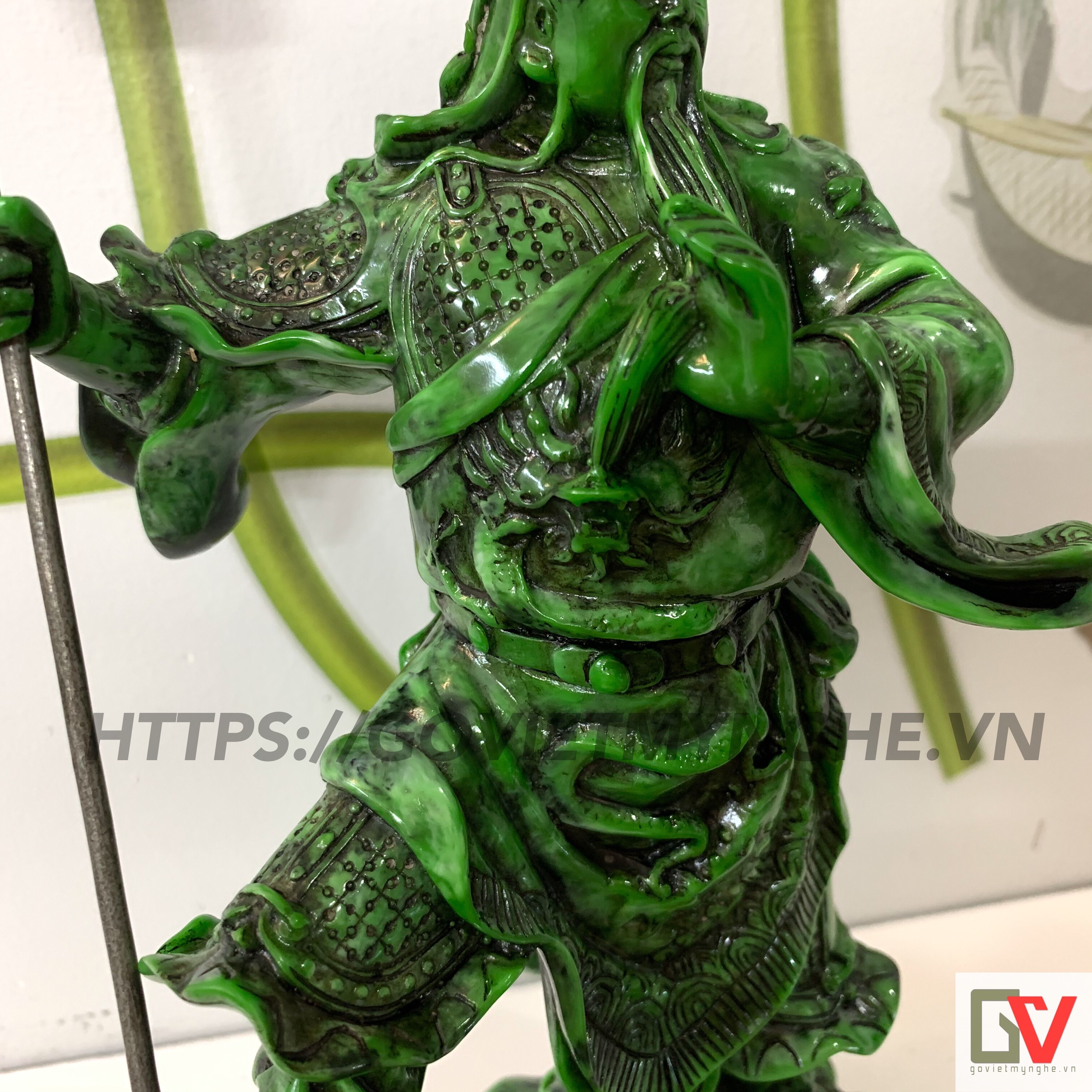 Tượng Đá Đầu Phật Thích Ca - Cao 9cm - Đá Màu
