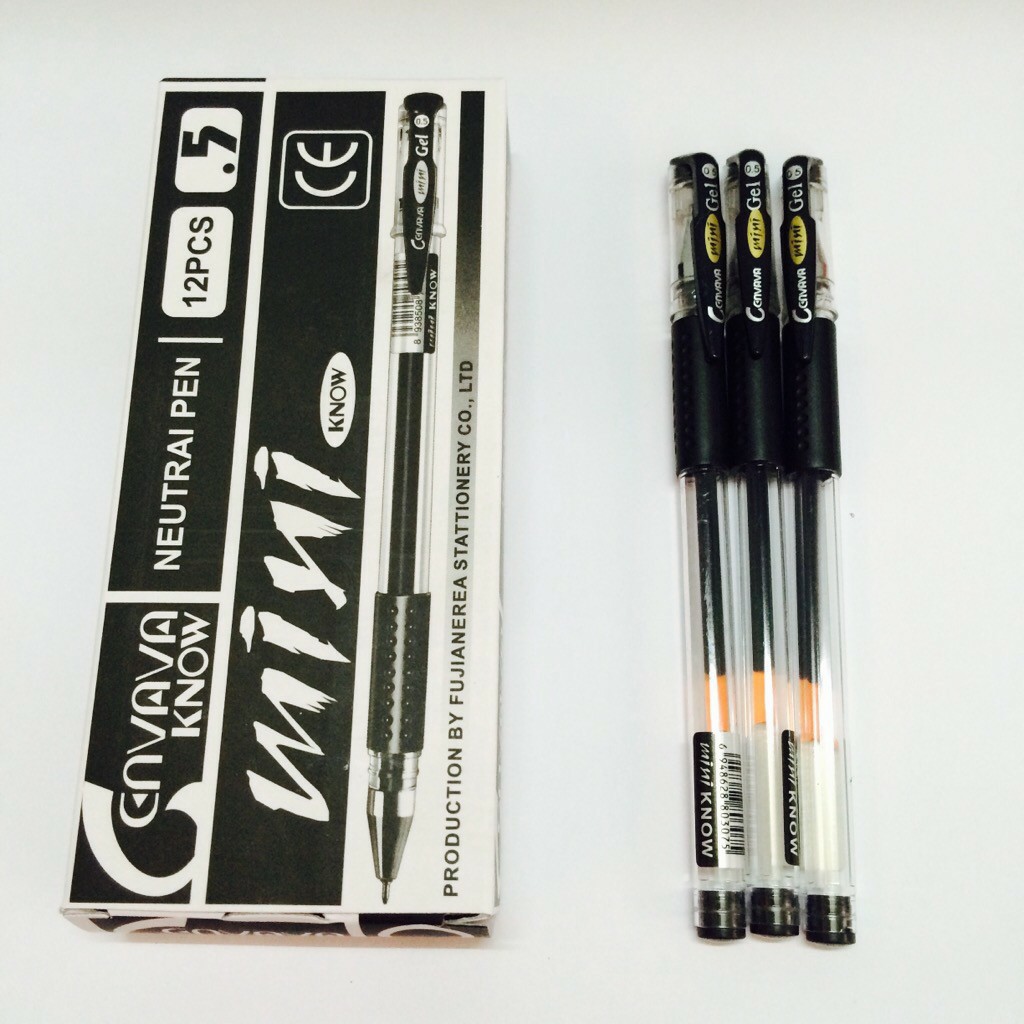 [HCM]Hộp 12 cây bút gel mini Cenvava