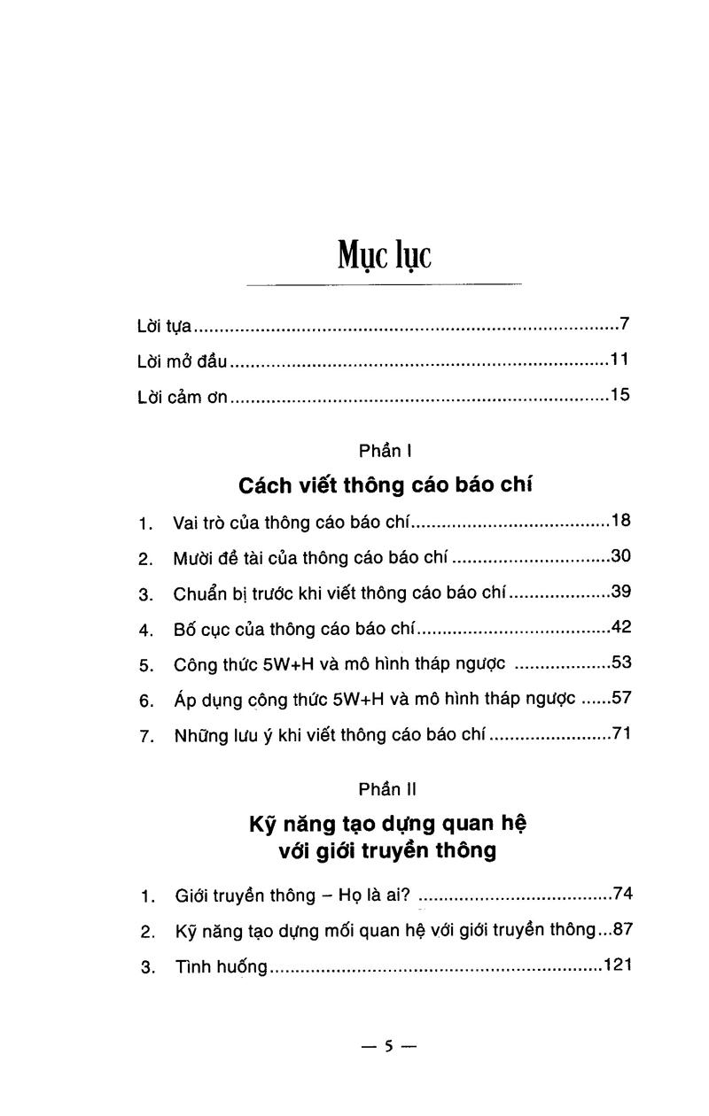 Phong cách PR chuyên nghiệp